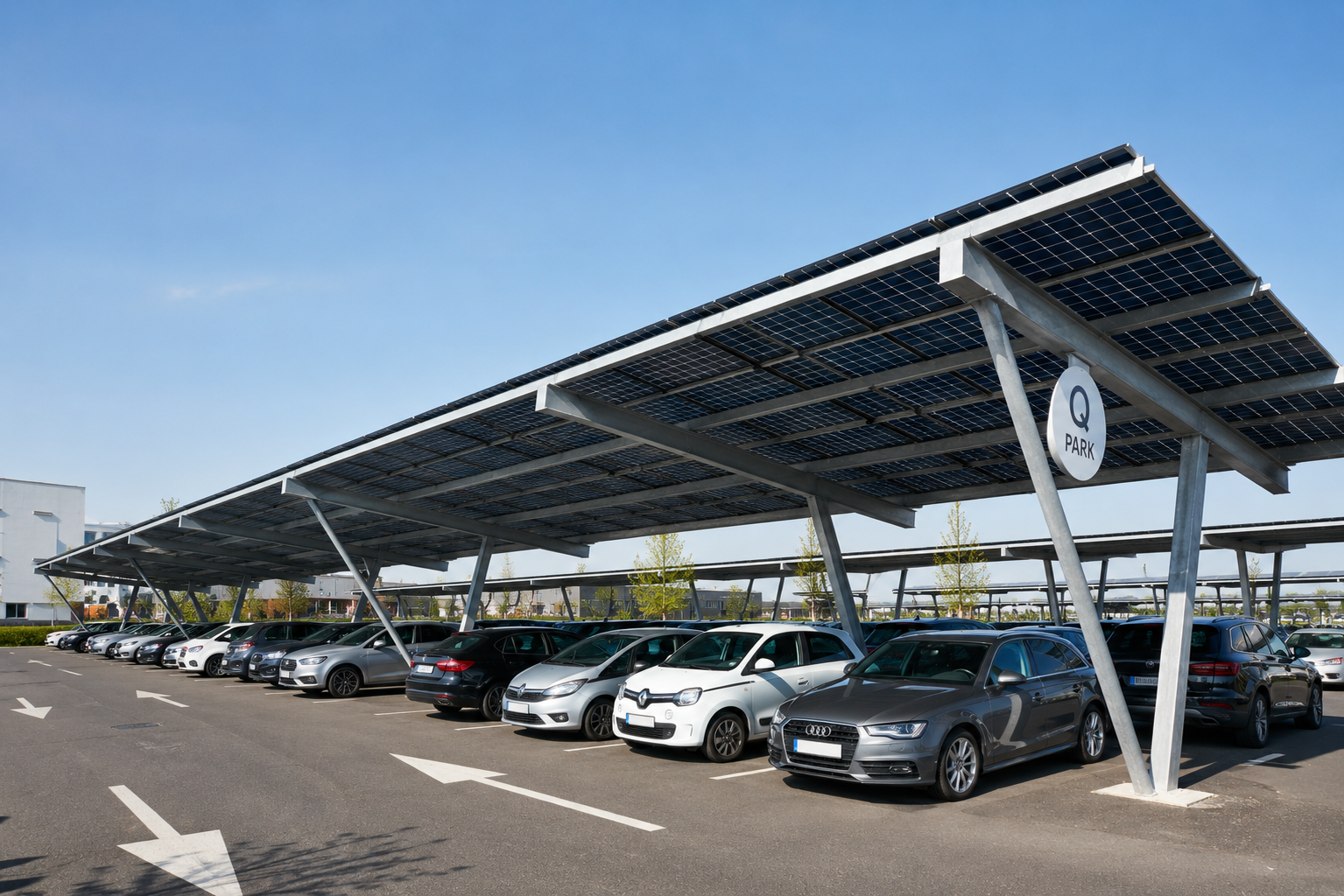 Ombrières de parking